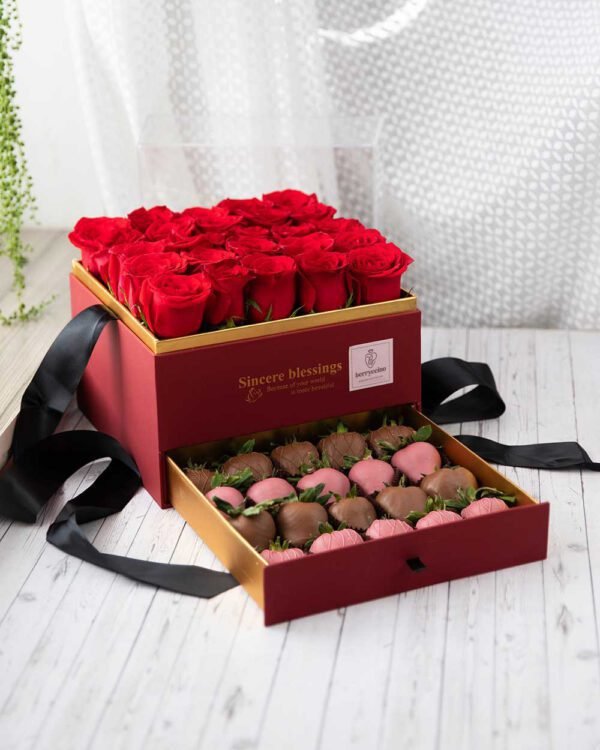 heart shaped chocolate covered strawberry arrangements