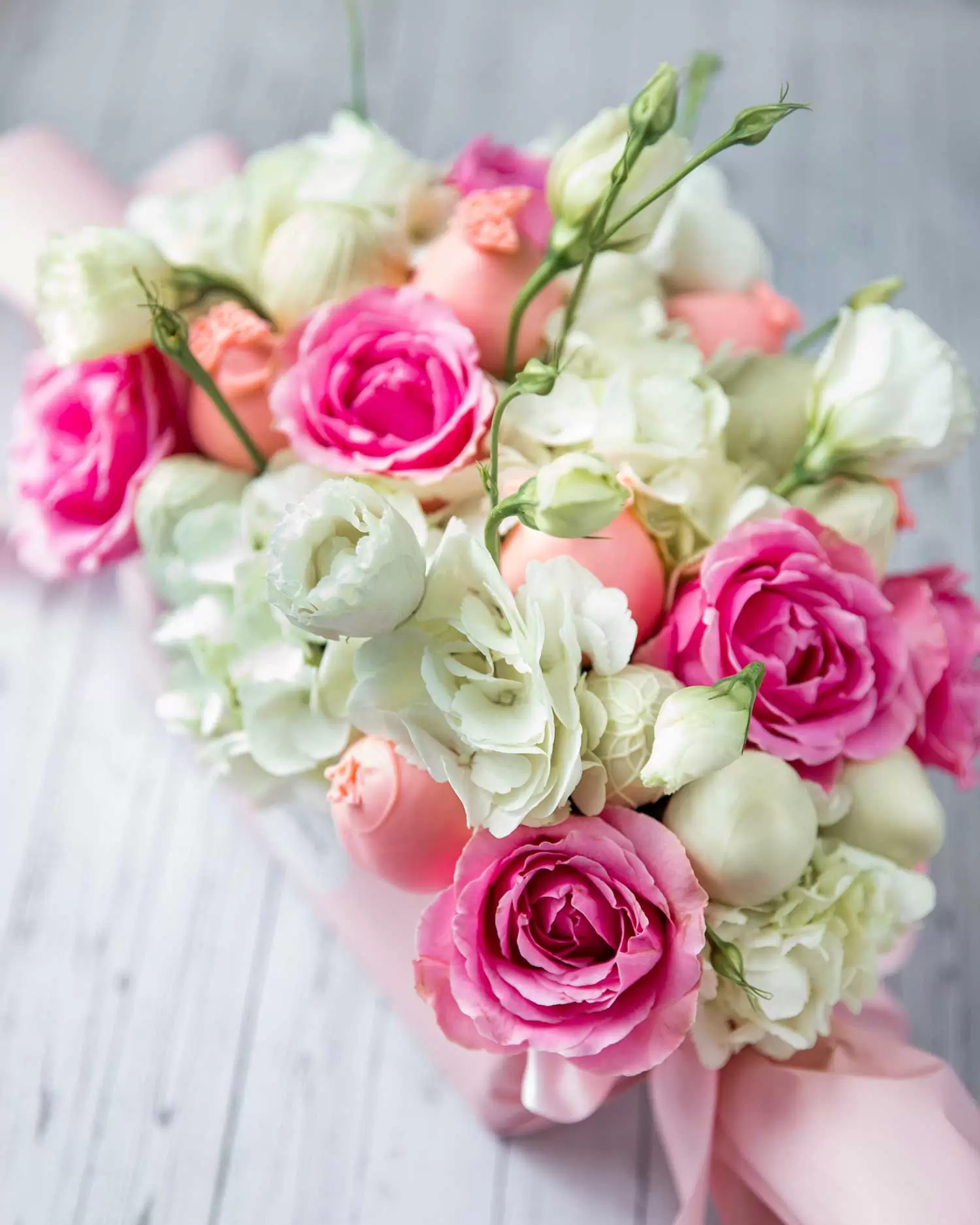pinkflowersbouquet