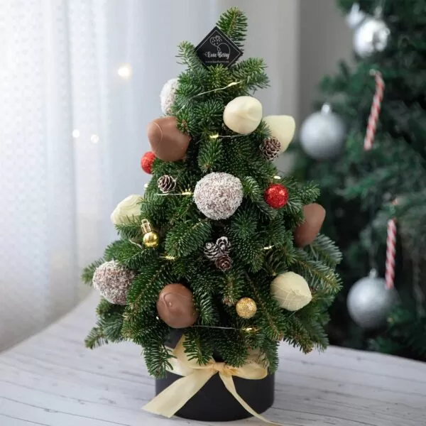 Christmas Chocolate Strawberry Tower