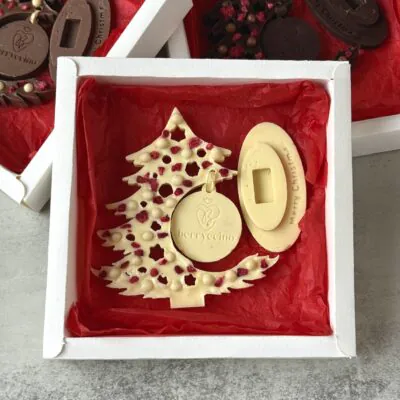 Chocolate Origami Christmas Tree