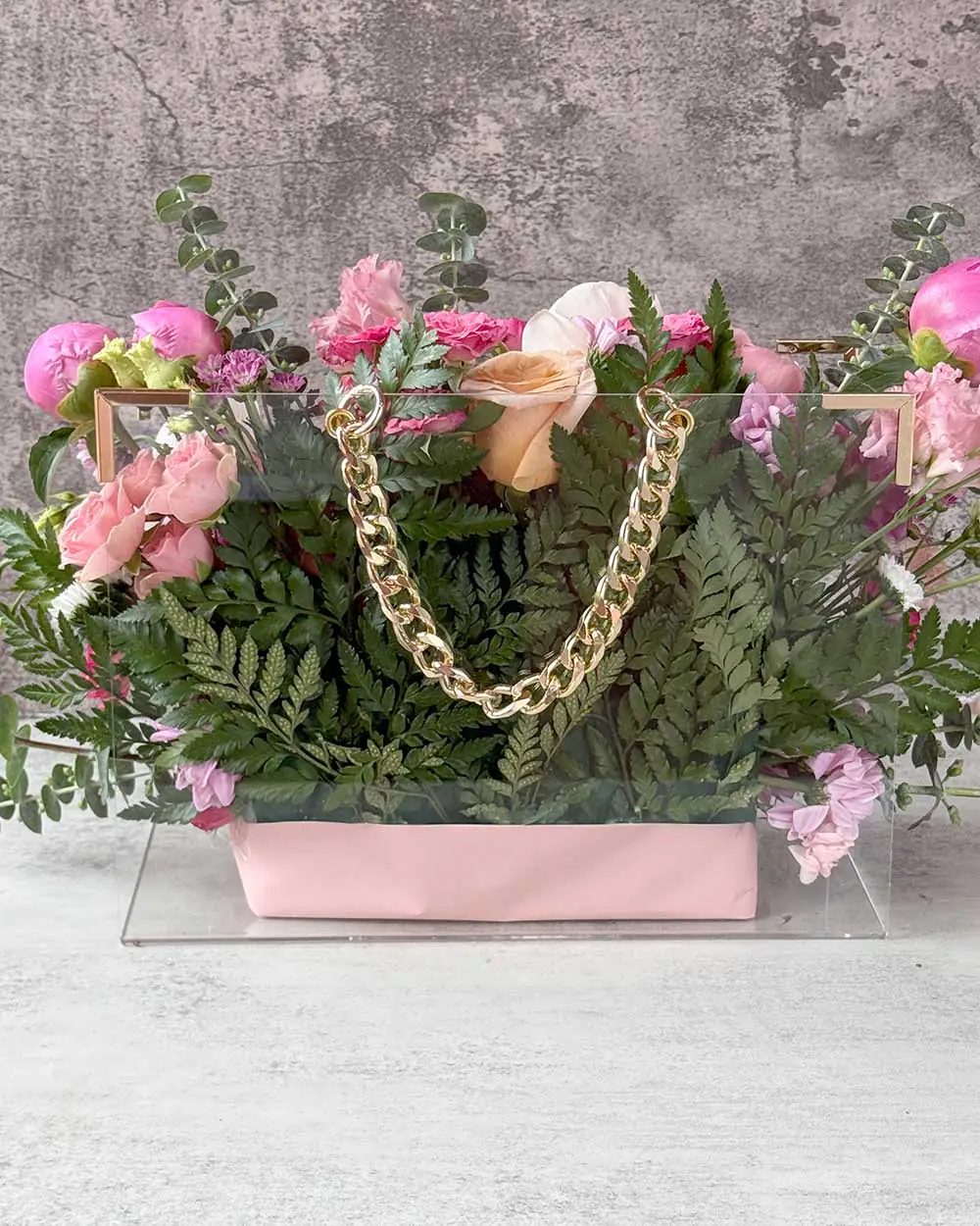 Luxury Acrylic Flower Bag - Image 5